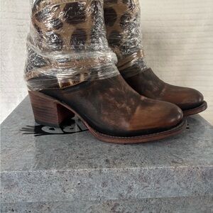 Freebird By Steven Casey Boot Brown/Leopard Size 9